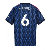 Stroje piłkarskie Arsenal Gabriel Magalhaes #6 Koszulka Wyjazdowej 2025-26 Krótki Rękaw